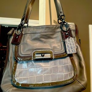 Coach gray bag like new